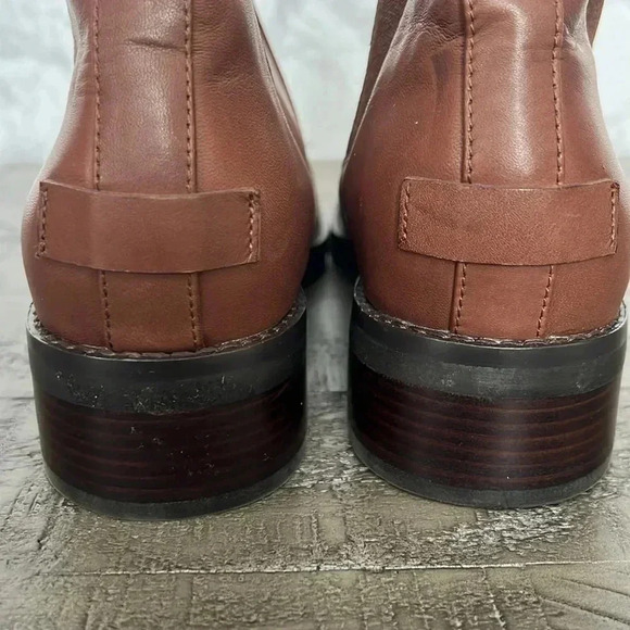 Cole Haan Women’s Grand Series Nora Bootie Leather Waterproof - 7.5 Chestnut - Picture 7 of 14